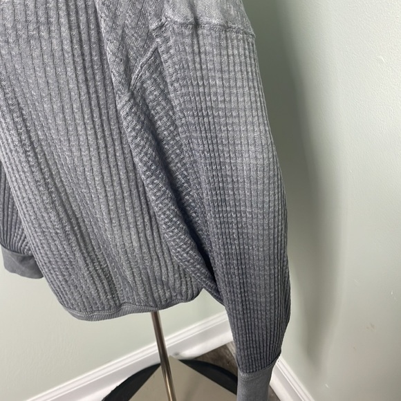 We The Free Super Oversized South Side Thermal Waffle Knit Top - Picture 9 of 12
